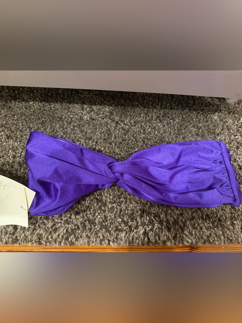 Baobab Collection Shimmering Violet Twist Bandeau